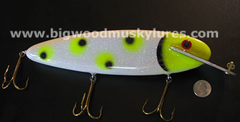 Large 6.0 custom made, through drilled, unpainted wood Musky lure bodies
